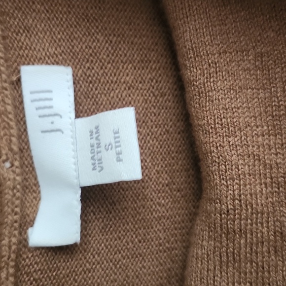 J. Jill brown cowl neck tunic sweater petite small‎ - Picture 2 of 6